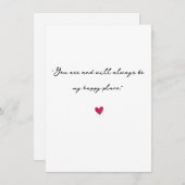 Jubiläumskarte Feiertagskarte (Vorne/Hinten)