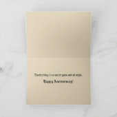 Jubiläumskarte für alle Lieben Karte (Innenseite)