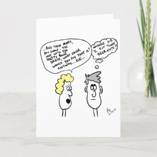 Jubiläumskarte für Biernuts Dankeskarte