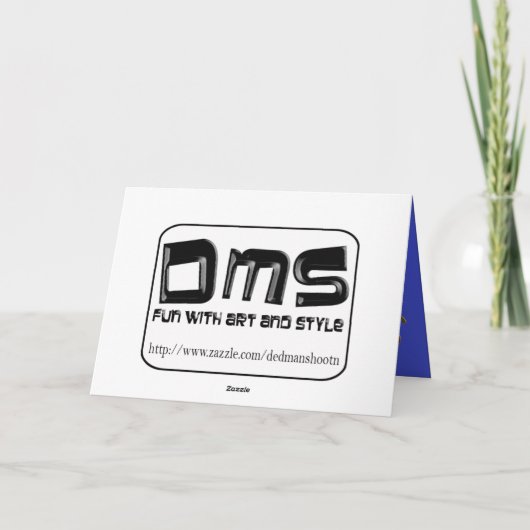 Jubiläumskarte für blaue Sonnenuntergänge Silhouet Karte (Rückseite)