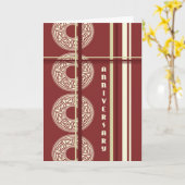 Jubiläumskarte für Burgund Karte (Gelbe Blume)