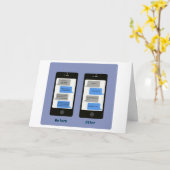 Jubiläumskarte für das iPhone Karte (Gelbe Blume)