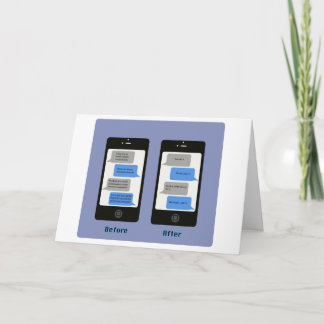 Jubiläumskarte für das iPhone Karte