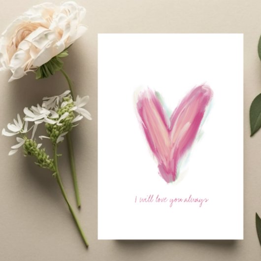 Jubiläumskarte für das moderne Herz Karte