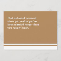 Jubiläumskarte für den Augenblick