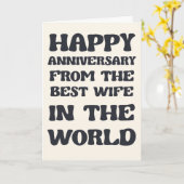 Jubiläumskarte für den Ehemann Karte (Gelbe Blume)