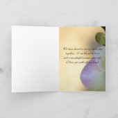 Jubiläumskarte für den rosa Orchideenausdruck Karte (Innenseite)