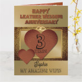 Jubiläumskarte für die Ehefrau Karte (Gelbe Blume)