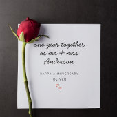 Jubiläumskarte für die Ehefrau von Ehemann