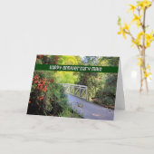 Jubiläumskarte für die Mike von Ehemann Karte (Gelbe Blume)