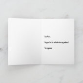 Jubiläumskarte für die Scheidungsrate Karte (Innenseite)