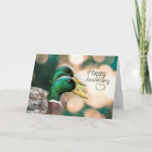 Jubiläumskarte für Duck-Themed Karte (Vorderseite)