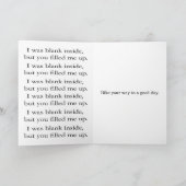 Jubiläumskarte für Fahrradfans Karte (Innenseite)