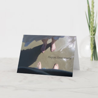 Jubiläumskarte für langes verheiratetes Paar. Karte