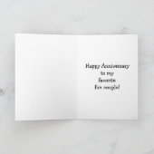 Jubiläumskarte für Paar Karte (Innenseite)