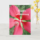 Jubiläumskarte für Pastor Karte (Gelbe Blume)