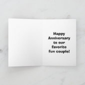 Jubiläumskarte für sie" Spectickles" Karte (Innenseite)