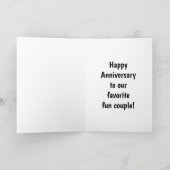 Jubiläumskarte für sie" Spectickles" Karte (Innenseite)