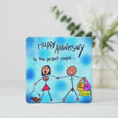 Jubiläumskarte Karte (Stehend Vorderseite)