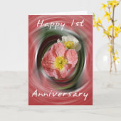 Jubiläumskarte Karte (Gelbe Blume)