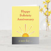 Jubiläumskarte Karte (Gelbe Blume)