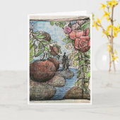 Jubiläumskarte Karte (Gelbe Blume)