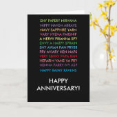 Jubiläumskarte Karte (Gelbe Blume)