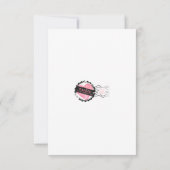 Jubiläumskarte "Latte Liebe" Dankeskarte (Rückseite)