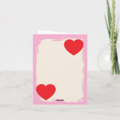 Jubiläumskarte Leather one Karte (Rückseite)