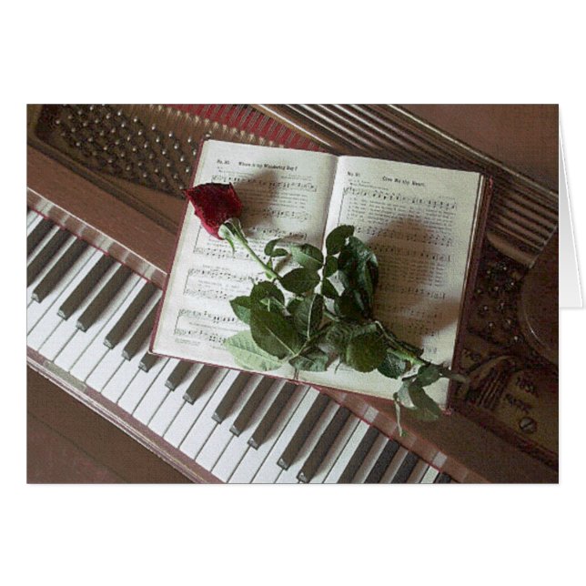 Jubiläumskarte/Liebe (Vorderseite (Horizontal))