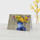 Jubiläumskarte - Liebe gestern Karte (Gelbe Blume)