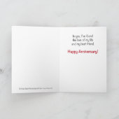 Jubiläumskarte Liebe ist nicht perfekt Karte (Innenseite)