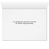 Jubiläumskarte mit Designer Herz (Innenansicht Horizontal (Unten))