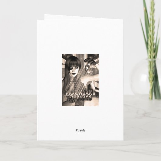 Jubiläumskarte mit rosa Rosen und Herzen Karte (Rückseite)