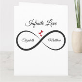 Jubiläumskarte | Name und Jahr Karte (Rückseite)