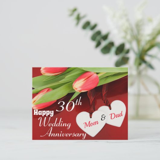 Jubiläumskarte Postkarte (Stehend Vorderseite)