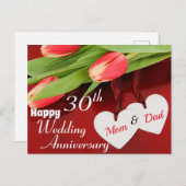 Jubiläumskarte Postkarte (Vorne/Hinten)