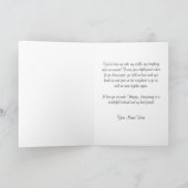 Jubiläumskarte "To My Husband" Karte (Innenseite)