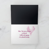 Jubiläumskatzen im Mondlicht Karte (Innenseite)