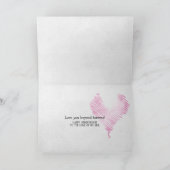 Jubiläumskatzen mit Vollmond Feiertagskarte (Innenseite)