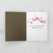 JubiläumsKatzen umarmt Karte (Innenseite)