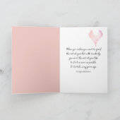 Jubiläumskleidung auf einer Wäscheleine Karte (Innenseite)