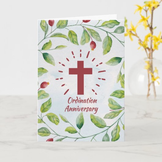 Jubiläumskreuz der Todesortung im Kranz Karte (Gelbe Blume)