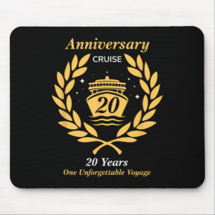 Jubiläumskreuzfahrt 20 Jahre Hochzeitsfeier 20 Mousepad