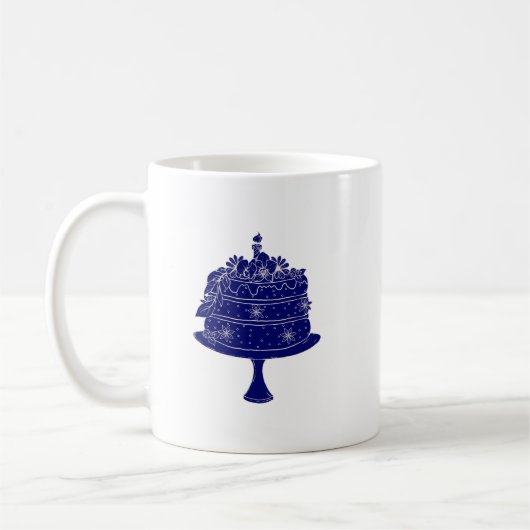 Jubiläumskuchen-Tasse Kaffeetasse (Links)