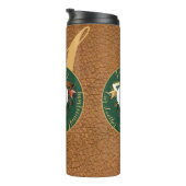 Jubiläumsleder Thermosbecher (Nach rechts gedreht)
