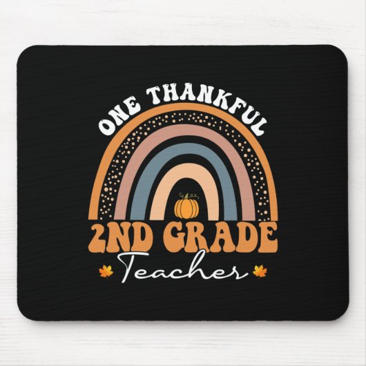 Jubiläumslehrer Groovy Erntedank Rai Mousepad (Vorne)