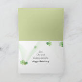 Jubiläumslilie des Tales Bouquet Karte (Innenseite)