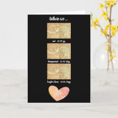 JubiläumsMAP, wo wir - ADD EVENT MAP DATES Karte (Gelbe Blume)