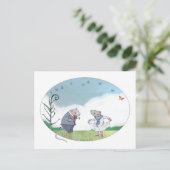 Jubiläumsmäuse Postkarte (Stehend Vorderseite)